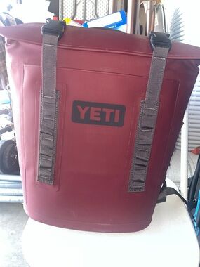 Yeti Hopper M12 Maroon Roll-Top Backpack Cooler. 

Brand new only used once